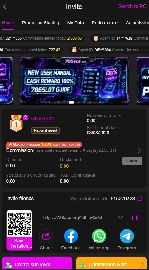 786ACE Game App